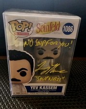 🔥 Funko Pop Seinfeld Yev Kassem Soup Nazi No Soup For You Signed AUTO PSA Coa picture
