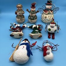 Snowmen Tree Ornaments Christmas Decorations Snowman Decor For Holidays Lot picture