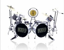 KISS Eric Carr replica miniature double drum bass set 1/6 NEW picture