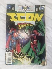 DC COMICS, Icon Vs. Superman #16 1994 Worlds Collide picture