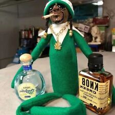 Christmas Decorations Elf Doll  Rapper Christmas Funny Snoop Dog Smoking picture