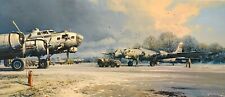 Clearing Skies by Robert Taylor signed by 100th Bomb Group Masters of the Air picture