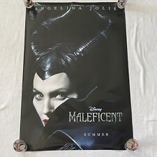 MALEFICENT DISNEY MOVIE POSTER ANGELINA JOLIE 2013 27 X 40 DOUBLE SIDED ORIGINAL picture