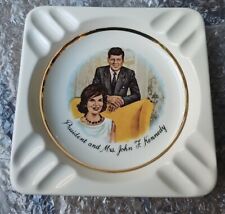 Vintage Collectible President Mr. And Mrs. John F Kennedy Ashtray picture