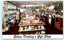 SEEKONK, MA Massachusetts~ EILEEN DARLINGS'S GIFT SHOP c1960s Roadside  Postcard picture