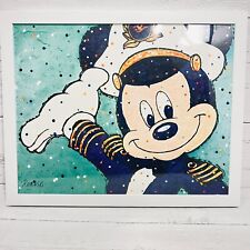 Captain Mickey Disney Cruise Line 25th Anniversary  DCL Framed Lithograph Print picture