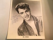 Sal Mineo  8x10 Bruno of Hollywood Headshot with penned autograph picture