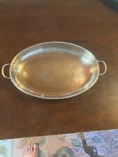 small copper pan brass handles picture