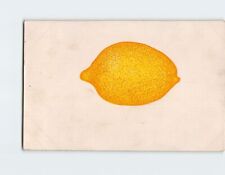 Postcard Greeting Card with Lemon Embossed Art Print picture