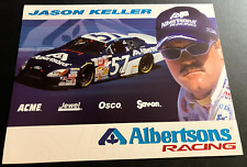 2002 Jason Keller #57 Albertsons Ford Taurus - NASCAR Hero Card Handout picture