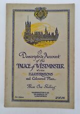Descriptive Account of the Palace of Westminster - Illustrations + Coloured Plan picture