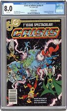 Crisis on Infinite Earths #1 CGC 8.0 Newsstand 1985 4385800016 picture