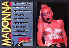 (2)x Madonna Rock Street Music 1991 Promotional PROMO Trading Cards picture