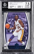 2006-07 UD TRILOGY BLUE #26 KOBE BRYANT BGS 7.5 picture