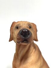 Vintage Gold Labrador Retriever Heavy Resin 3”x3.5” Very Realistic picture