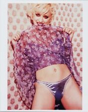 Madonna vintage 1990's 8x10 photo in purple underwear lifting up dress picture