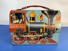 Casey Jones Vintage RXR Train Dome Lunchbox Rare NO THERMOS picture