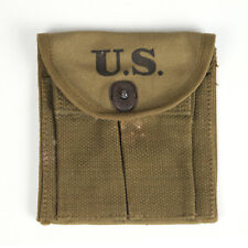 ORIGINAL WW2 US M1 CARBINE AMMO POUCH 2 POCKETS SURPLUS MILITARY picture