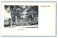 c1900s High Street, Greenfield, Massachusetts MA PMC Unposted Antique Postcard picture