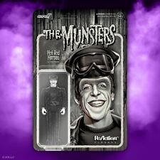 Super7 • The Munsters • Hot Rod HERMAN Grayscale) Figure • 3 ¾ in • Ships Free picture