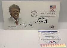 Jimmy Carter Signed Inauguration First Day Cover Autographed POTUS PSA/DNA COA picture
