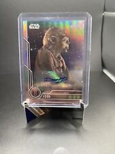 2023 Topps Chrome Refractor Star Wars Yoda Auto Deep Roy Jedi Master picture