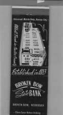 Matchbook Cover - Broken Bow State Bank Broken Bow, NE picture