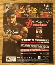 50 Cent Bulletproof G Unit Edition PS PSP 2006 Vintage Print Ad/Poster picture