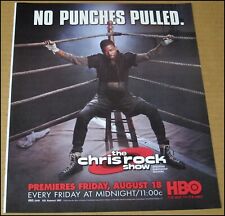 2000 The Chris Rock Show HBO Print Ad 10