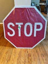 Stop Sign Street Road Sign 30 x 30. A Real Sign. 3M Diamond Grade Reflective picture