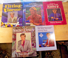 NANCY ZIEMAN SEWING BOOKS  Five Hardback Sewing Instruction Books picture