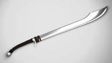 WILD CUSTOM HANDMADE 32 INCHES LONG IN HIGH POLISHED STEEL HUNTING PERFECT SWORD picture