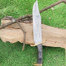 18'' UM CUSTOM HANDMADE HUNTING SURVIVAL FORGED FULL TANG BOWIE KNIFE picture