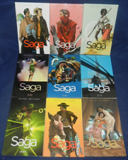 Saga Vol 1-9, Brian K. Vaughan, Graphic Novels, Image, Most 1st Prints, VG, PB picture