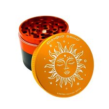 Limited Edition Diamond Grind herb 56mm 4 piece with a screen - Mystic Sun picture