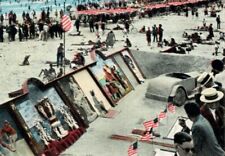 Postcard NJ Atlantic City - Sand Artist's Exhibit picture