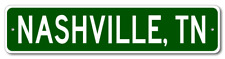 Nashville, Tennessee Metal Wall Decor City Limit Sign - Aluminum picture