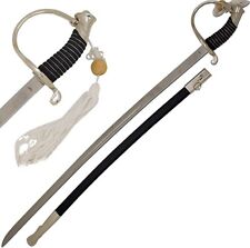 1860 American Cavalry Civil War Officer Silver Sword Handmade Sabre 36