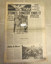 Berkeley Tribe Newspaper December 1969 Rolling Stones Altamonte Concert picture