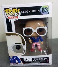 Funko Pop Rocks Elton John Red, White, & Blue #63 picture