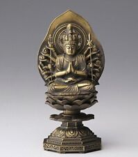 Buddha Statue Senju Kannon Bodhisattva 15.5Cm Antique Gold Finish #KU0819 picture