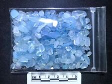 2 oz Natural Aquamarine Mini Crystal Quartz Stone Tumbled Small Chips picture