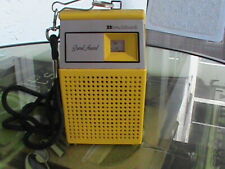 1968 Bradford (W.T. Grants) Grand Award Transistor Radio Yellow Working picture