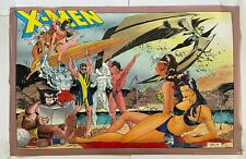 X-MEN Swimsuit Beach Vintage Poster 131 Whilce Art Marvel Comics 1993 NEVER HUNG picture