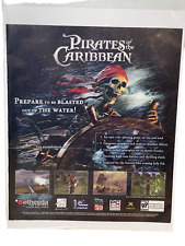 2003 Disney Movie Video Game PRINT AD ART - Pirates Of The Caribbean PC XBOX RPG picture