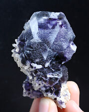 74g Natural Devil's Eye Purple FLUORITE Mineral Specimen/Inner Mongolia  China picture