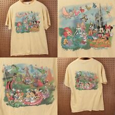 WALT DISNEY WORLD Magic Kingdom Mickey & Friends t-shirt XL vtg 90s y2k usa made picture