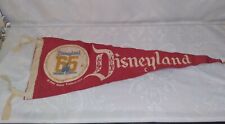 Disneyland 1965 Red First Tencennial Pennant SUPER RARE picture