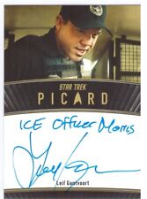 Star Trek Picard Season 2 3 autograph card inscription Leif Gantvoor ICE Officer picture