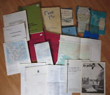 Vintage Early 1970's Canada Aeronautical Charts/Pamphlets/Books and Ephemera Lot picture